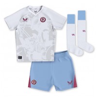 Dětský fotbalový dres Aston Villa Clement Lenglet #17 2023-24 Venkovní Krátký Rukáv (+ trenýrky)